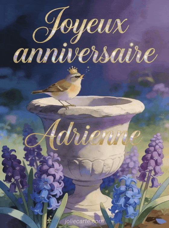 Joyeux anniversaire Adrienne - Joyeux anniversaire adrienne gif anime