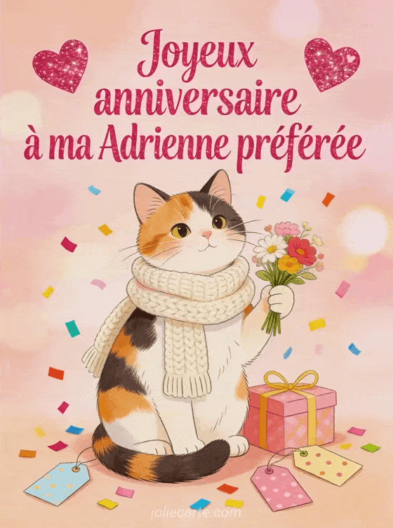 Joyeux anniversaire Adrienne - Joyeux anniversaire adrienne gros bisous