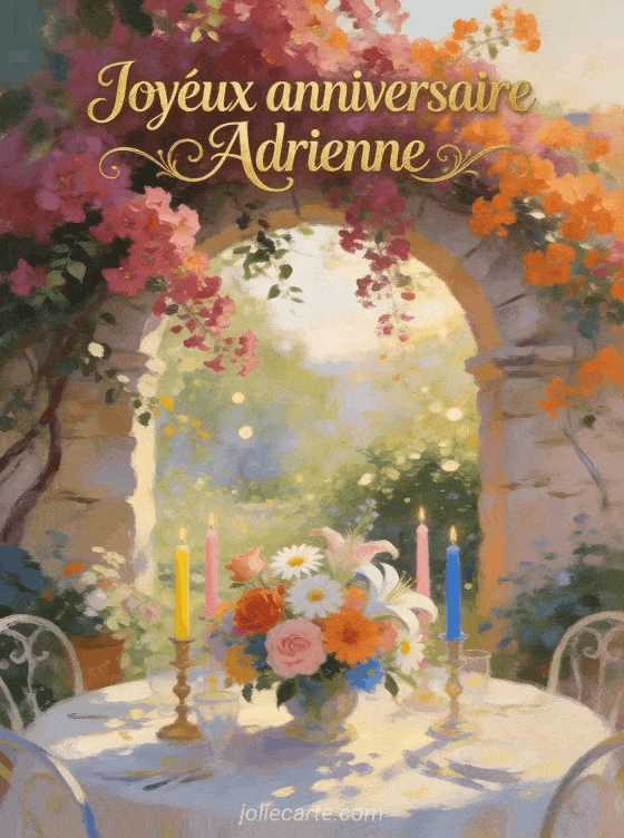 Joyeux anniversaire Adrienne - Joyeux anniversaire adrienne image