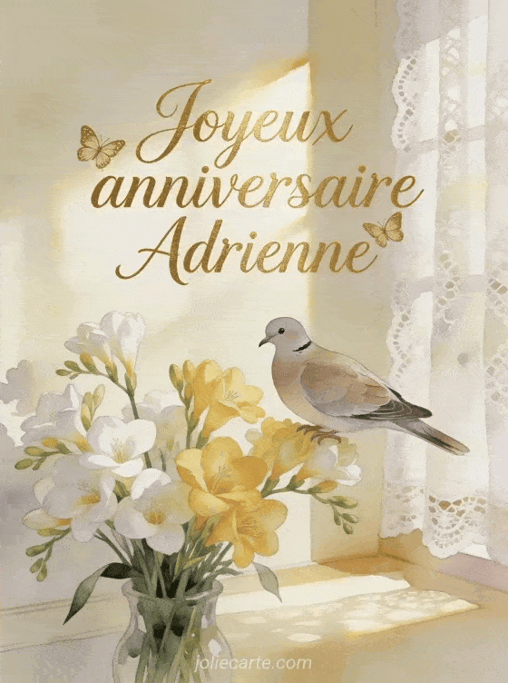 Joyeux anniversaire Adrienne - Joyeux anniversaire adrienne fleurs