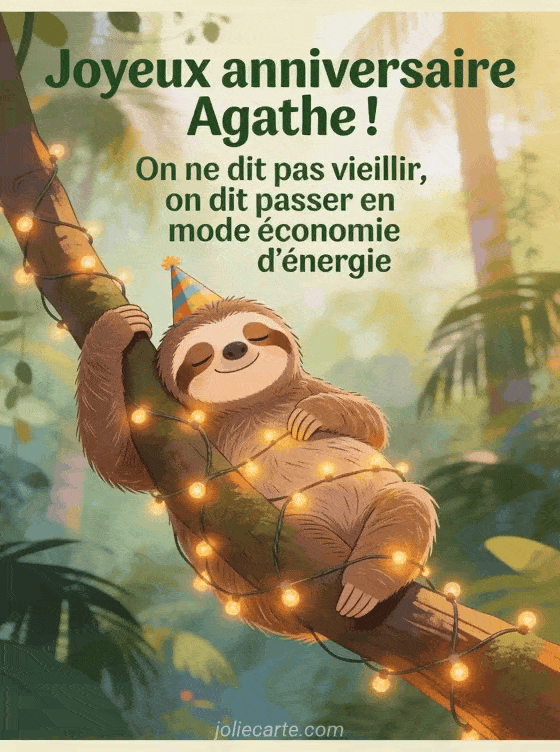 Joyeux anniversaire Agathe - Agathe humour