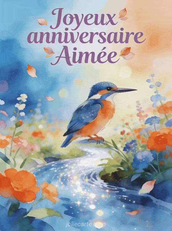 Joyeux anniversaire Aimée - Joyeux anniversaire aimee gif