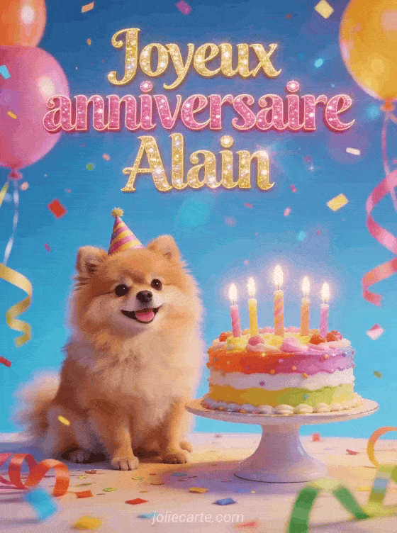 Joyeux anniversaire Alain - Joyeux anniversaire alain gif