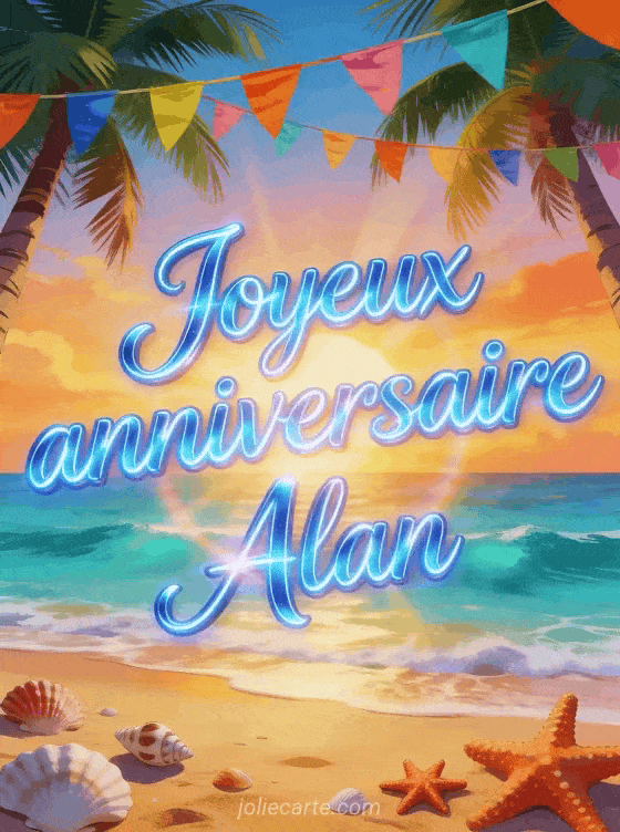 Joyeux anniversaire Alan - Joyeux anniversaire alan gif anime