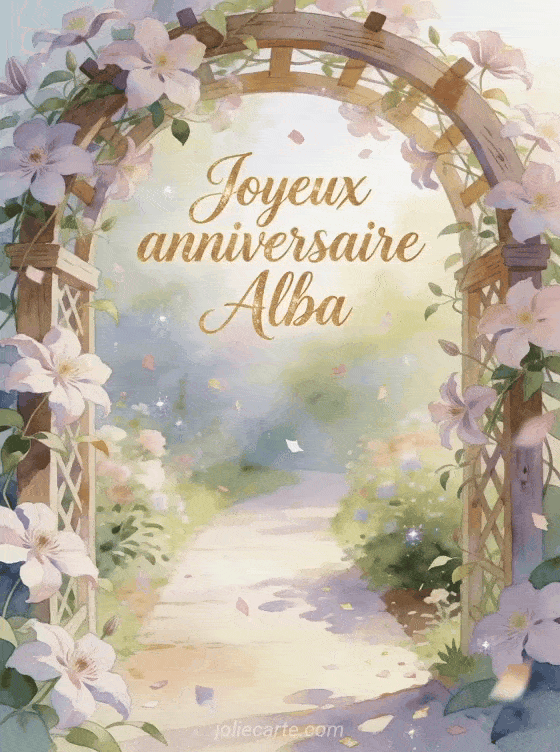 Joyeux anniversaire Alba - Joyeux anniversaire alba fleurs