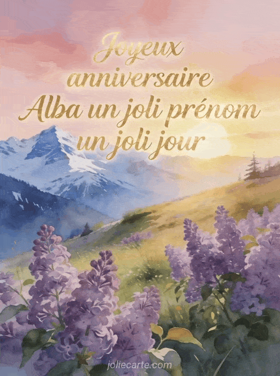 Joyeux anniversaire Alba - Joyeux anniversaire alba gif