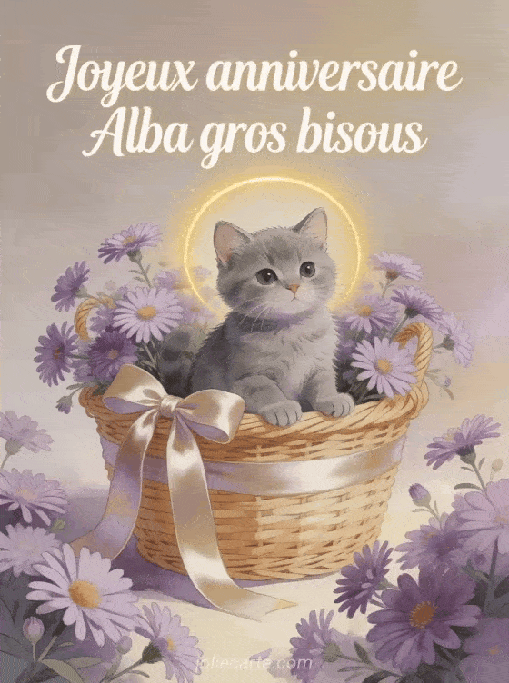 Joyeux anniversaire Alba - Joyeux anniversaire alba gros bisous