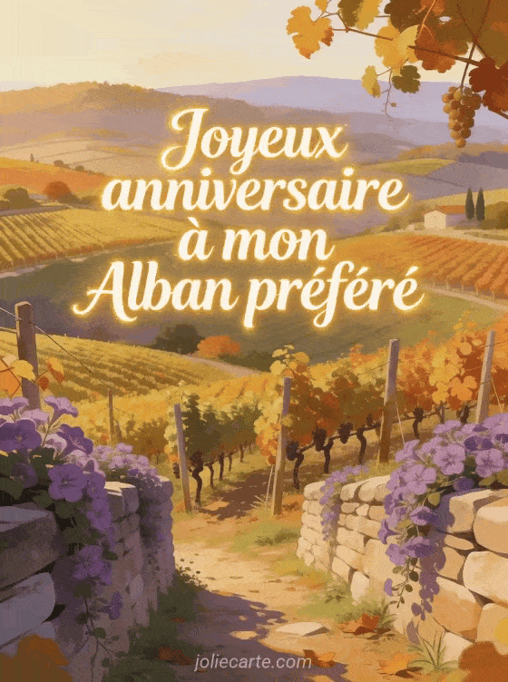 Joyeux anniversaire Alban - Joyeux anniversaire alban gif anime