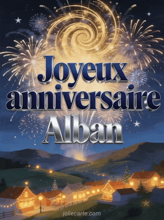 Joyeux anniversaire Alban - Joyeux anniversaire alban gif