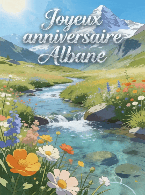 Joyeux anniversaire Albane - Joyeux anniversaire albane fleurs