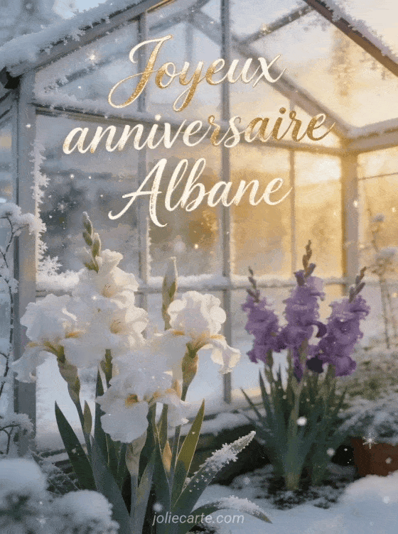 Joyeux anniversaire Albane - Carte joyeux anniversaire albane gratuite