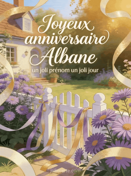 Joyeux anniversaire Albane - Joyeux anniversaire albane image