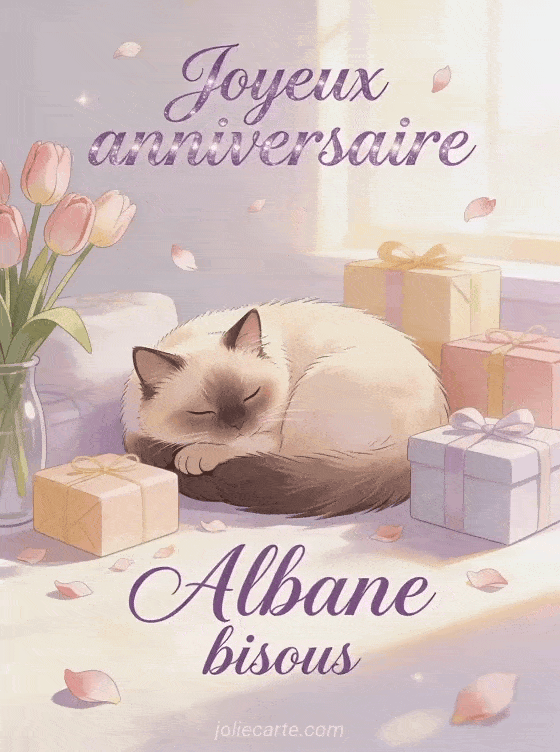 Joyeux anniversaire Albane - Joyeux anniversaire albane bisous