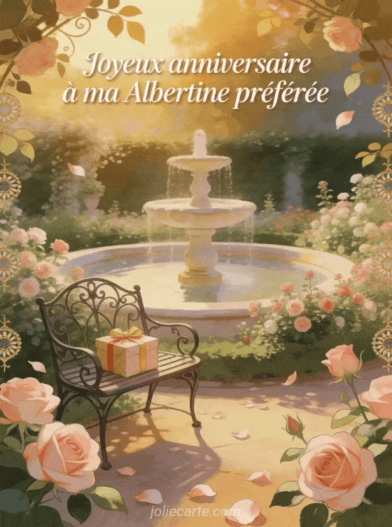 Joyeux anniversaire Albertine - Joyeux anniversaire albertine fleurs