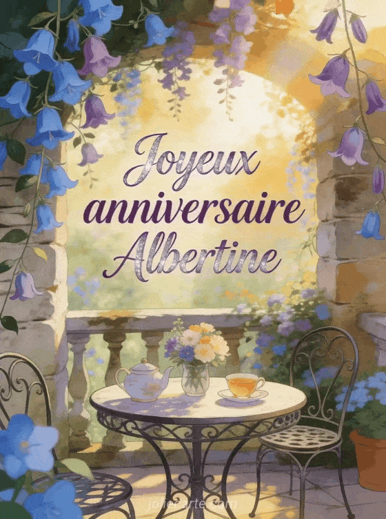 Joyeux anniversaire Albertine - Joyeux anniversaire albertine gif