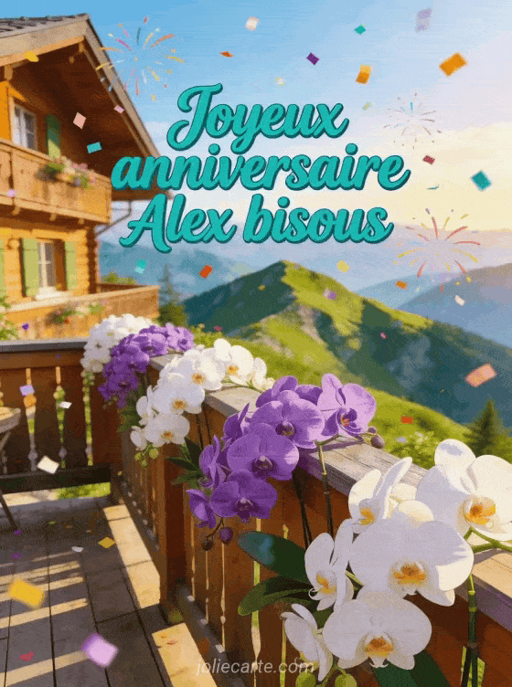 Joyeux anniversaire Alex - Joyeux anniversaire alex bisous