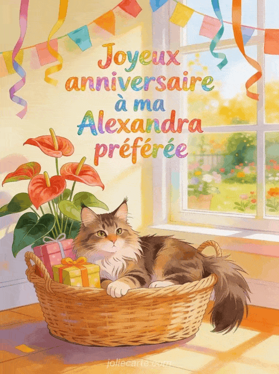 Joyeux anniversaire Alexandra - Joyeux anniversaire alexandra ma fille