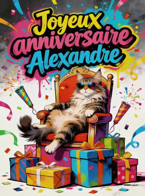 Joyeux anniversaire Alexandre - Joyeux anniversaire alexandre gif