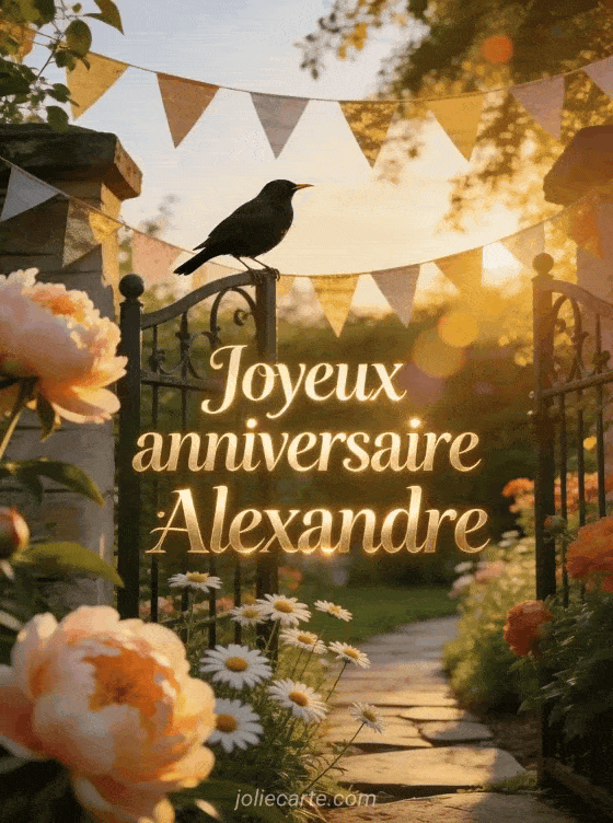 Joyeux anniversaire Alexandre - Carte joyeux anniversaire alexandre
