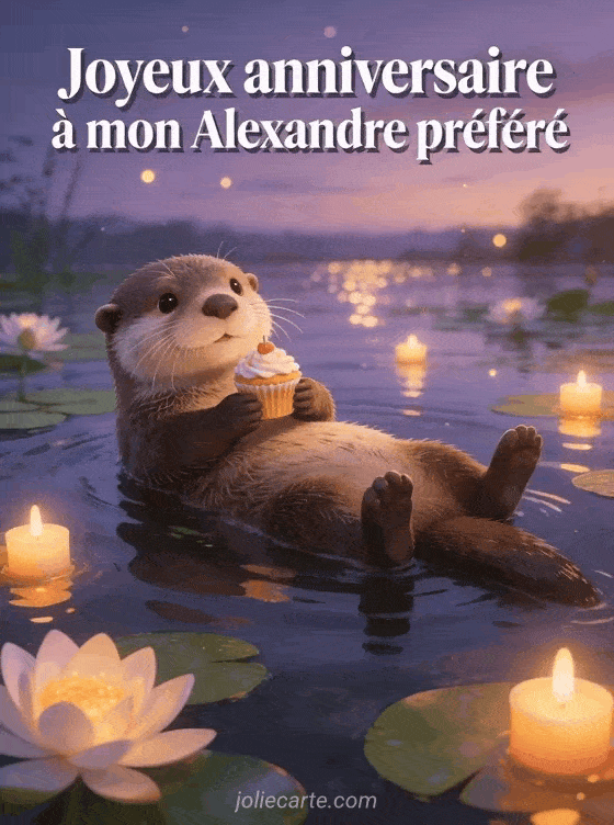 Joyeux anniversaire Alexandre - Carte joyeux anniversaire alexandre gratuite