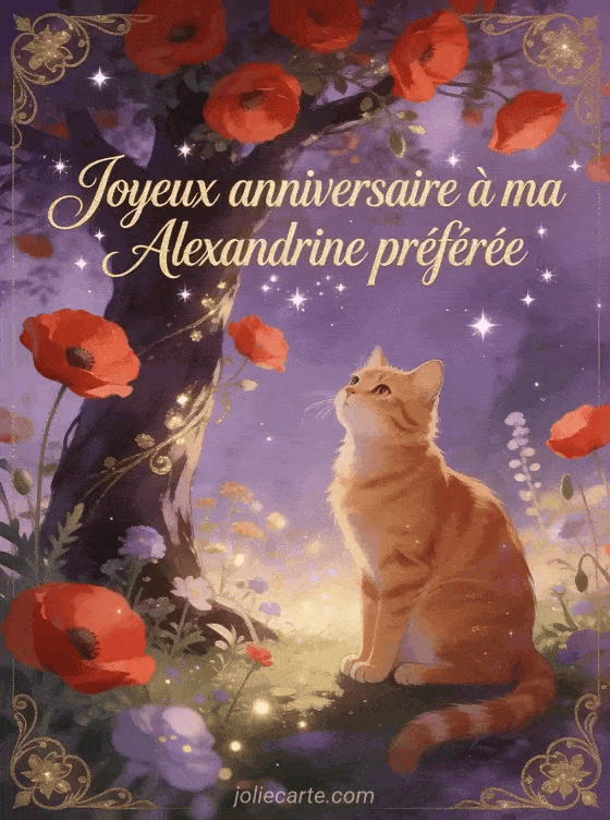 Joyeux anniversaire Alexandrine - Joyeux anniversaire alexandrine gif
