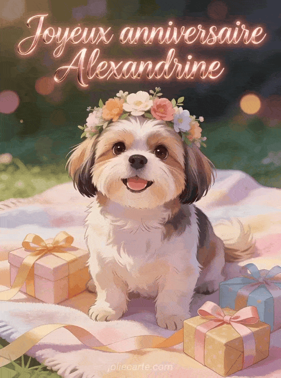 Joyeux anniversaire Alexandrine - Joyeux anniversaire alexandrine gif anime