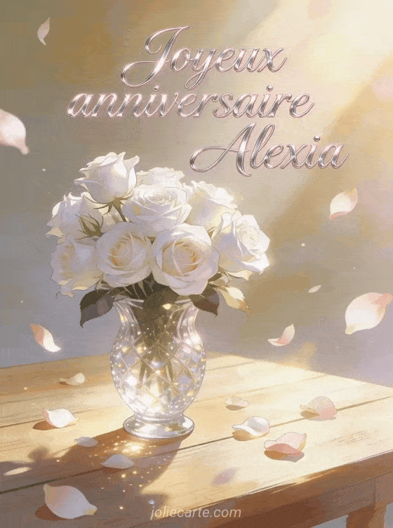 Joyeux anniversaire Alexia - Joyeux anniversaire alexia fleurs