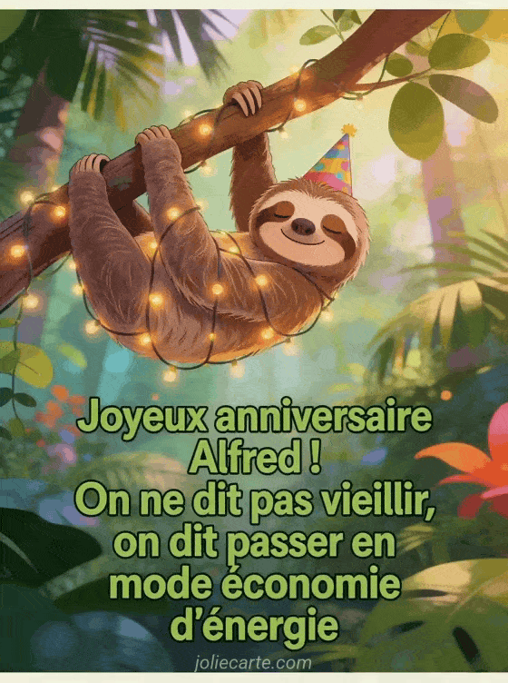 Joyeux anniversaire Alfred - Alfred humour