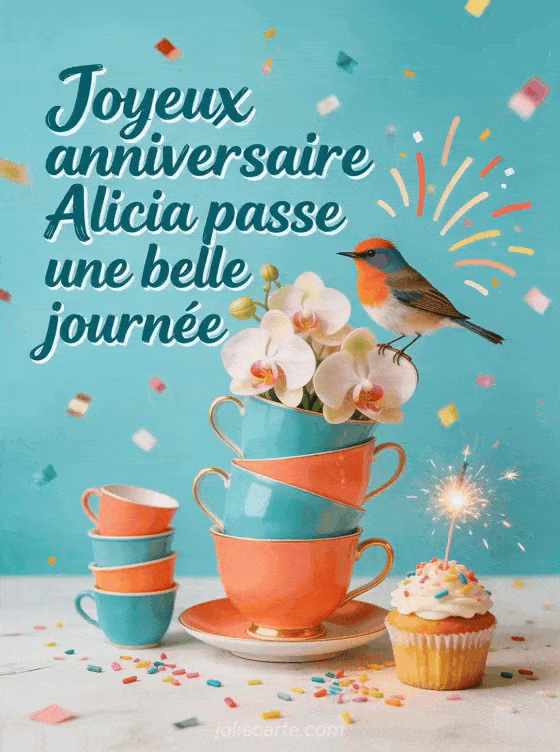 Joyeux anniversaire Alicia - Joyeux anniversaire alicia gros bisous