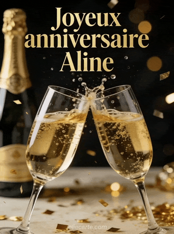 Joyeux anniversaire Aline - Joyeux anniversaire aline champagne