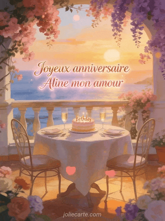 Joyeux anniversaire Aline - Joyeux anniversaire aline mon amour