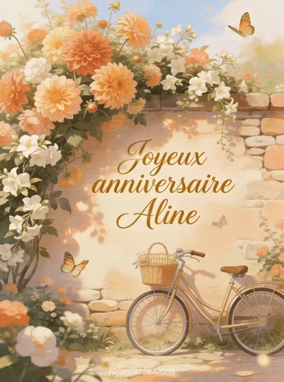 Joyeux anniversaire Aline - Joyeux anniversaire aline fleurs