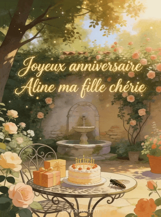 Joyeux anniversaire Aline - Joyeux anniversaire aline ma fille