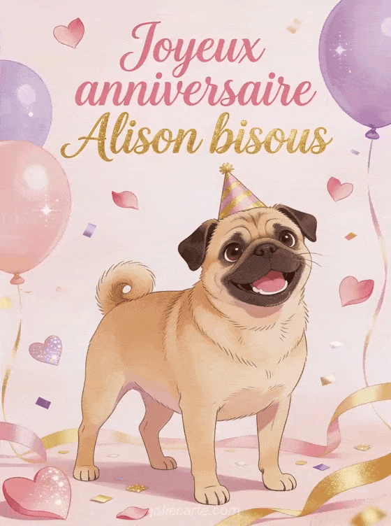 Joyeux anniversaire Alison - Joyeux anniversaire alison bisous