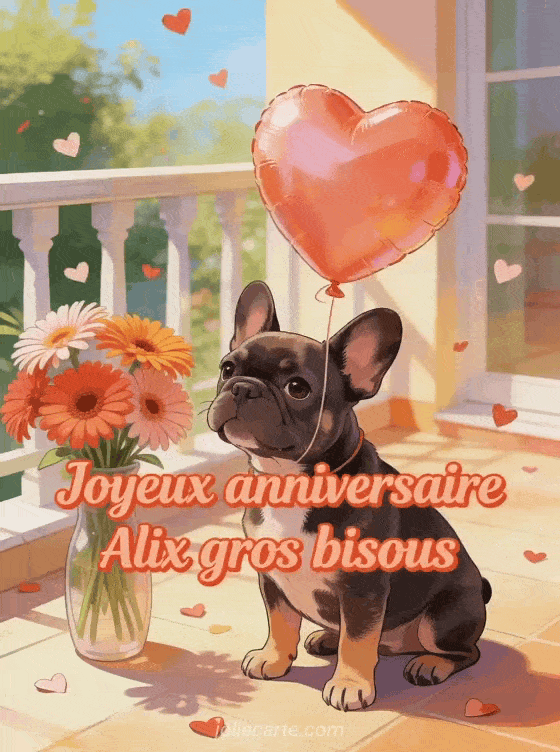 Joyeux anniversaire Alix - Joyeux anniversaire alix gros bisous