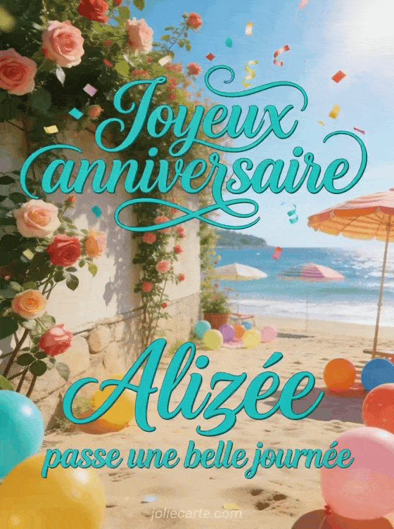 Joyeux anniversaire Alizée - Joyeux anniversaire alizee gros bisous