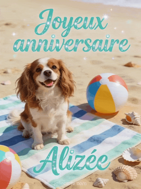 Joyeux anniversaire Alizée - Carte joyeux anniversaire alizee gratuite