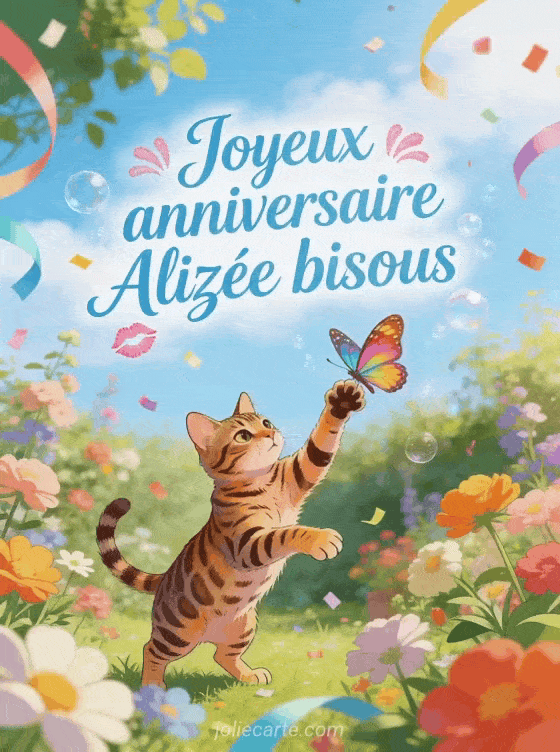 Joyeux anniversaire Alizée - Joyeux anniversaire alizee bisous