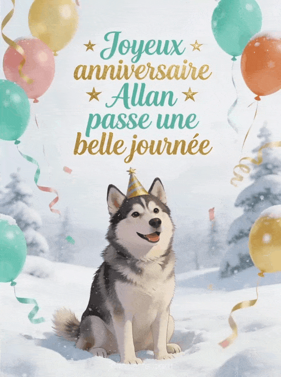 Joyeux anniversaire Allan - Joyeux anniversaire allan gif anime