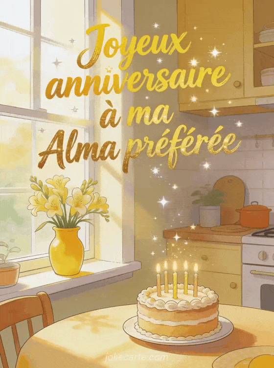 Joyeux anniversaire Alma - Joyeux anniversaire alma gif