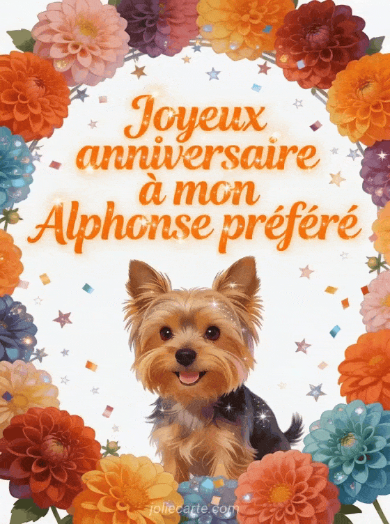 Joyeux anniversaire Alphonse - Joyeux anniversaire alphonse gif