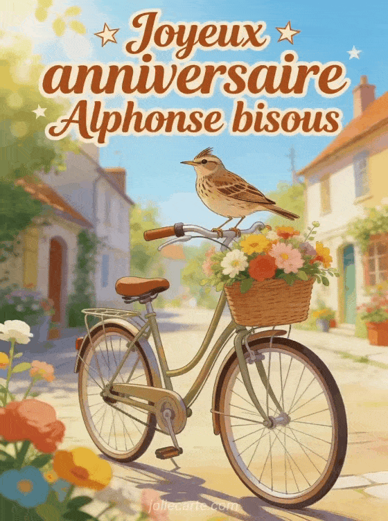 Joyeux anniversaire Alphonse - Joyeux anniversaire alphonse bisous