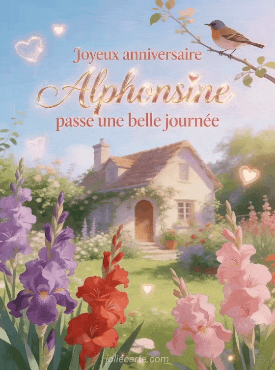Joyeux anniversaire Alphonsine - Joyeux anniversaire alphonsine gros bisous