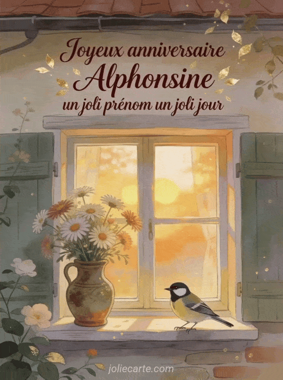 Joyeux anniversaire Alphonsine - Joyeux anniversaire alphonsine gif
