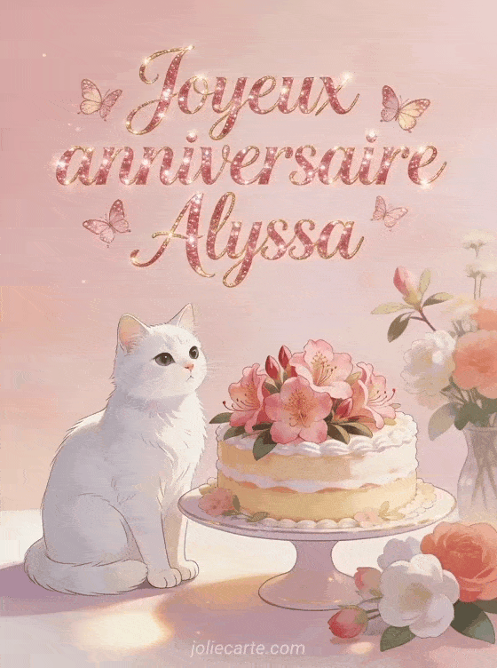 Joyeux anniversaire Alyssa - Joyeux anniversaire alyssa gif