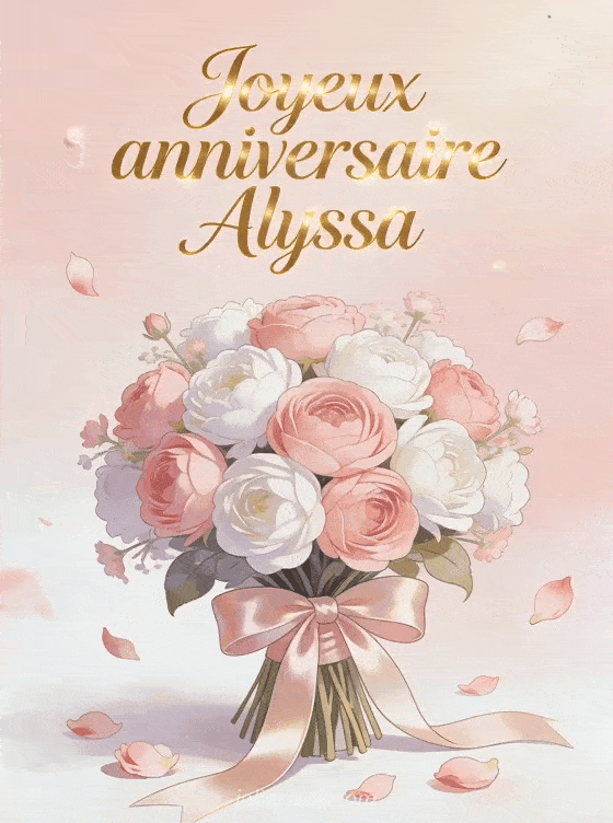 Joyeux anniversaire Alyssa - Joyeux anniversaire alyssa fleurs