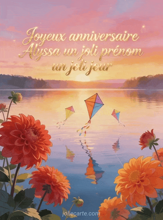 Joyeux anniversaire Alyssa - Joyeux anniversaire alyssa gif anime