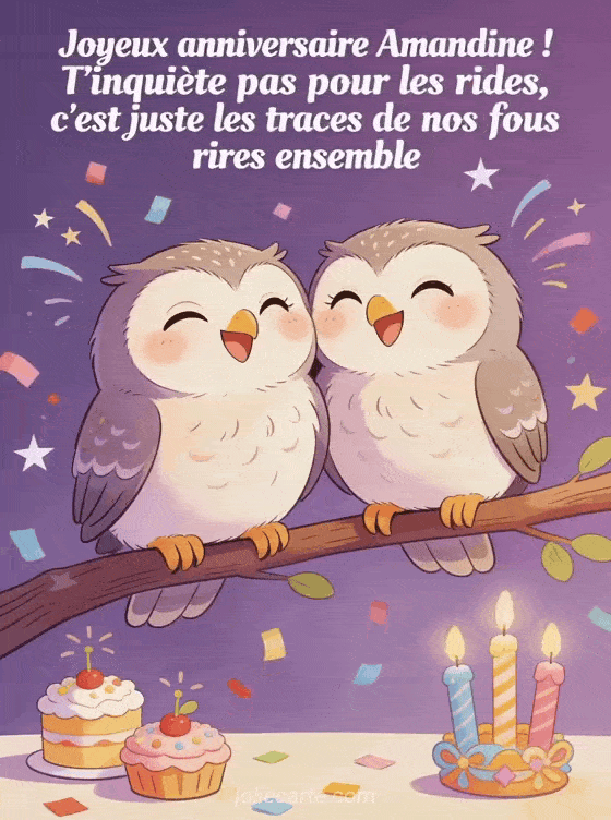 Joyeux anniversaire Amandine - Joyeux anniversaire amandine rigolo