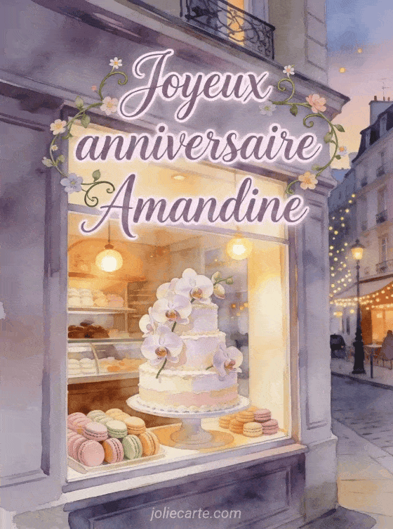 Joyeux anniversaire Amandine - Joyeux anniversaire amandine femme