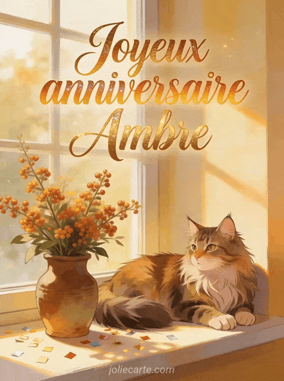 Joyeux anniversaire Ambre - Joyeux anniversaire ambre femme
